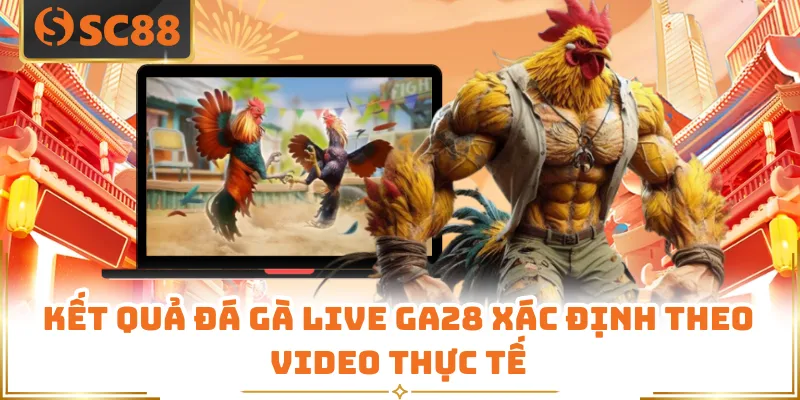 Kết quả đá gà live GA28 xác định theo video thực tế
